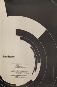 Josef Muller Brockmann poster for Beethoven - Tony Scanlon Original Posters